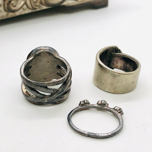 Vintage Antique Old Ring Lot - Picture 7 of 17